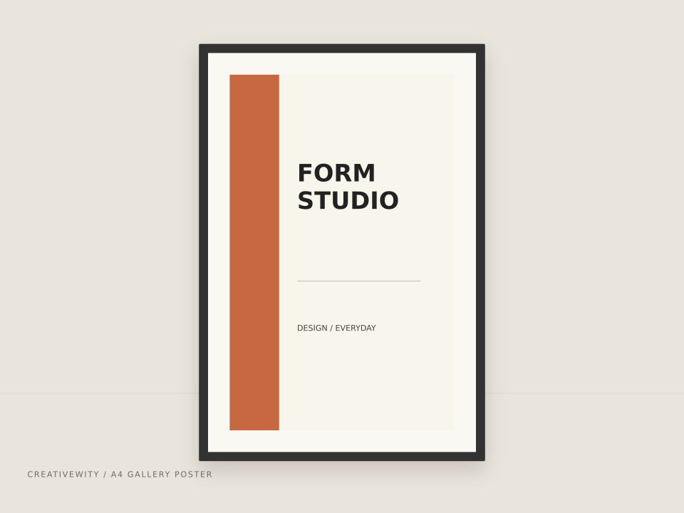 A4 Gallery Poster