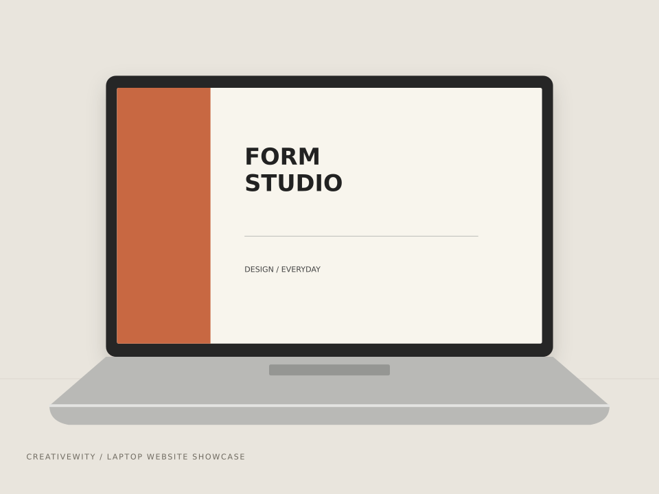 Laptop Website Showcase