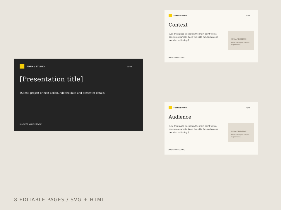 Client Presentation Slide System