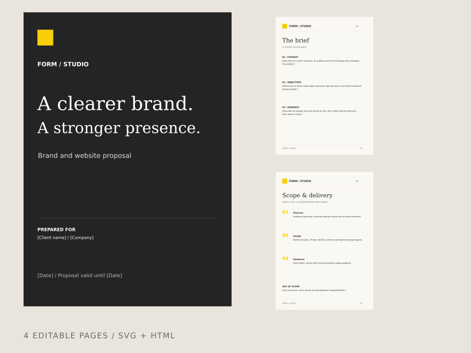 Brand + Website Project Proposal