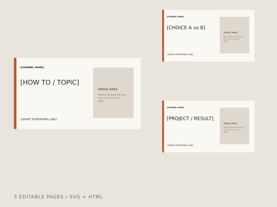 YouTube Thumbnail Layout Kit