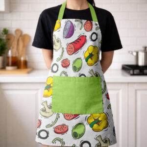 Kitchen apron mockup - Photoshop PSD File auto draft